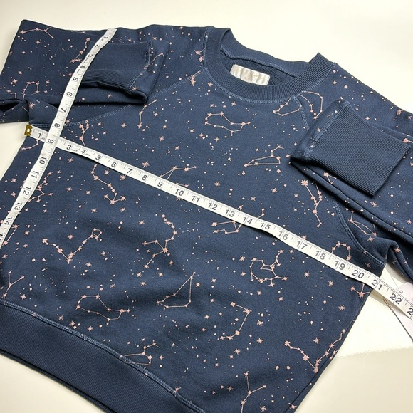 Spiritual Gangster Navy Blue Zodiac Bridget Raglan Pullover, Sz S NWT - Picture 10 of 12